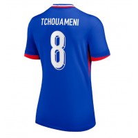 Francúzsko Aurelien Tchouameni #8 Domáci Ženy futbalový dres ME 2024 Krátky Rukáv